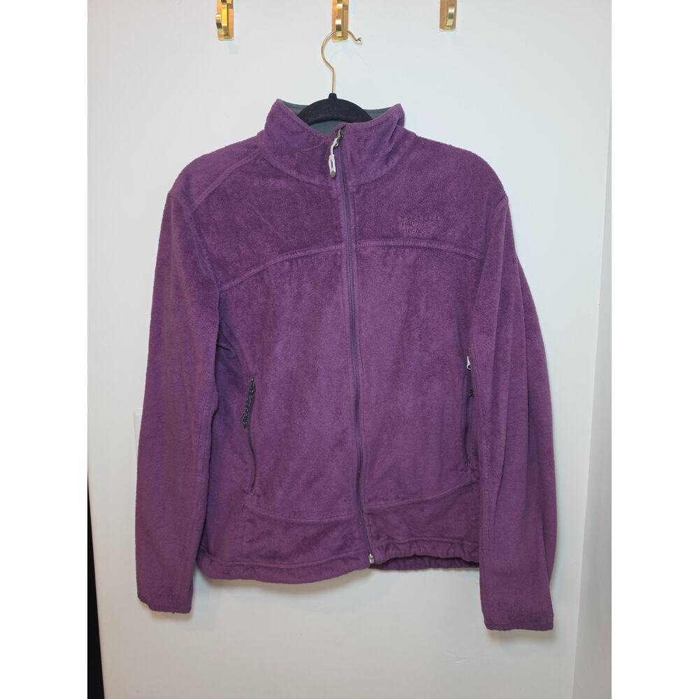 Mountain Hardwear Women's Purple Fleece Full Zip Jacket Size Medium - Picture 2 of 9